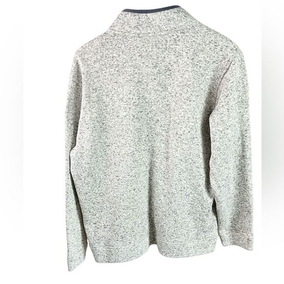 Eddie Bauer Oatmeal 3/4 Snap Pullover Sweater - Picture 2 of 6